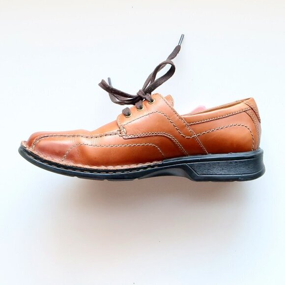 Clarks Caramel Brown Leather Lace-up Men\'s Shoes Size 9.5 main image 5